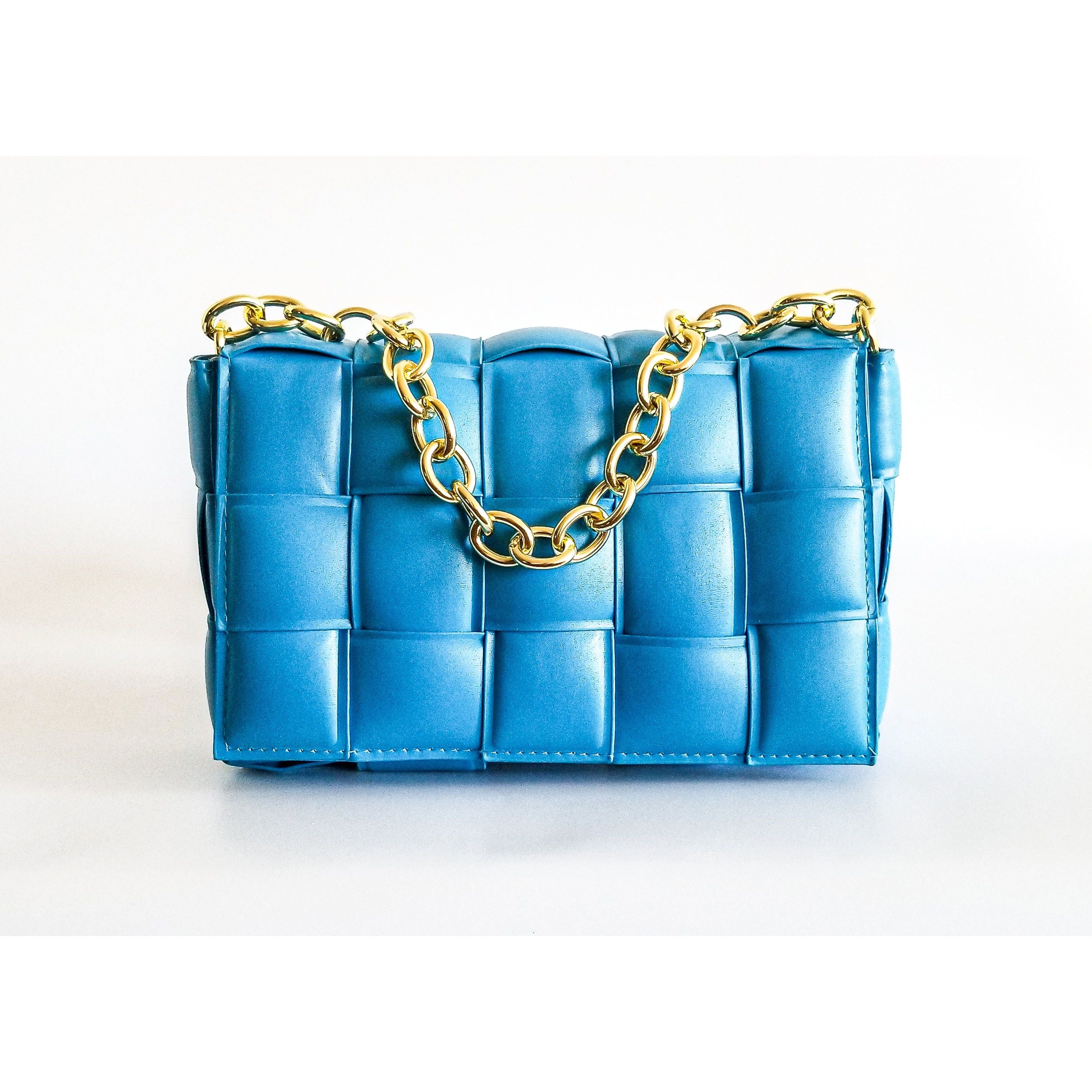 Imani Padded Cassette Chain Crossbody Handbag