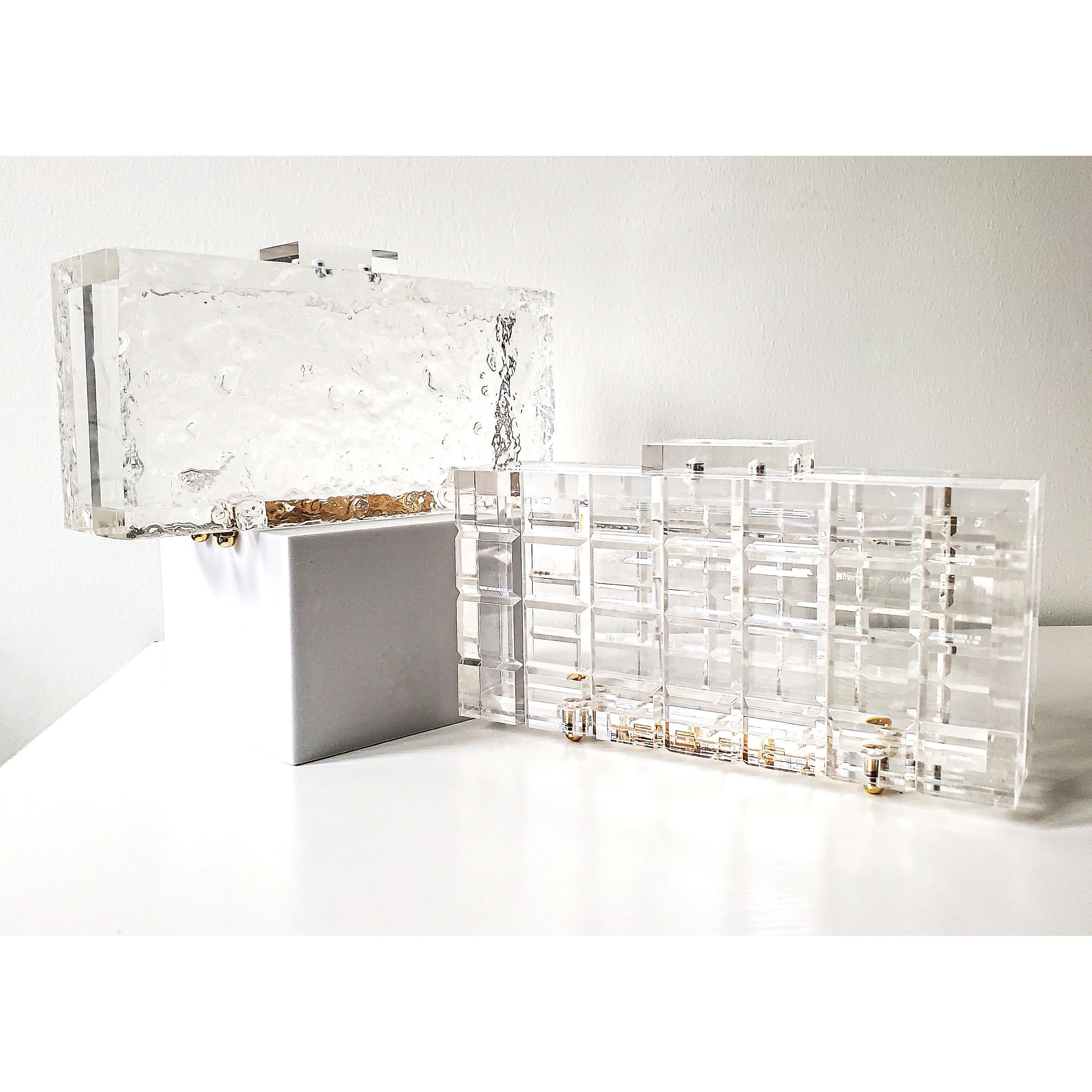 Acrylic Hard Case Clutch