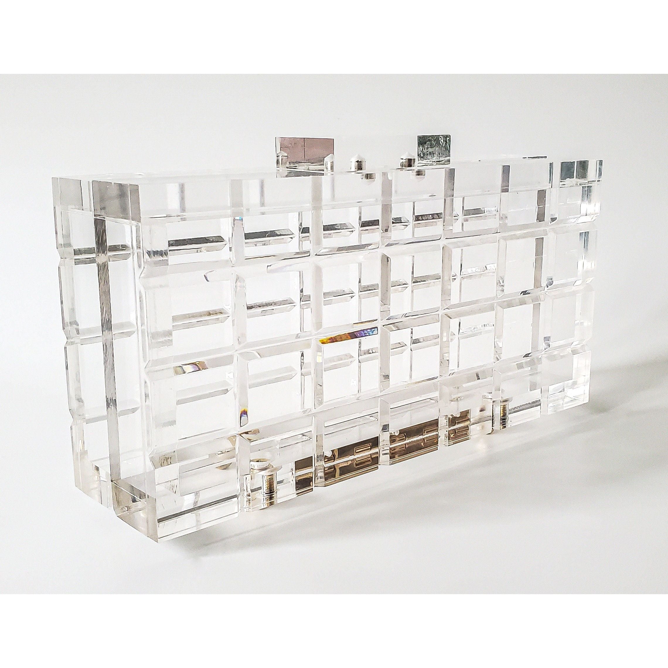 Acrylic Hard Case Clutch