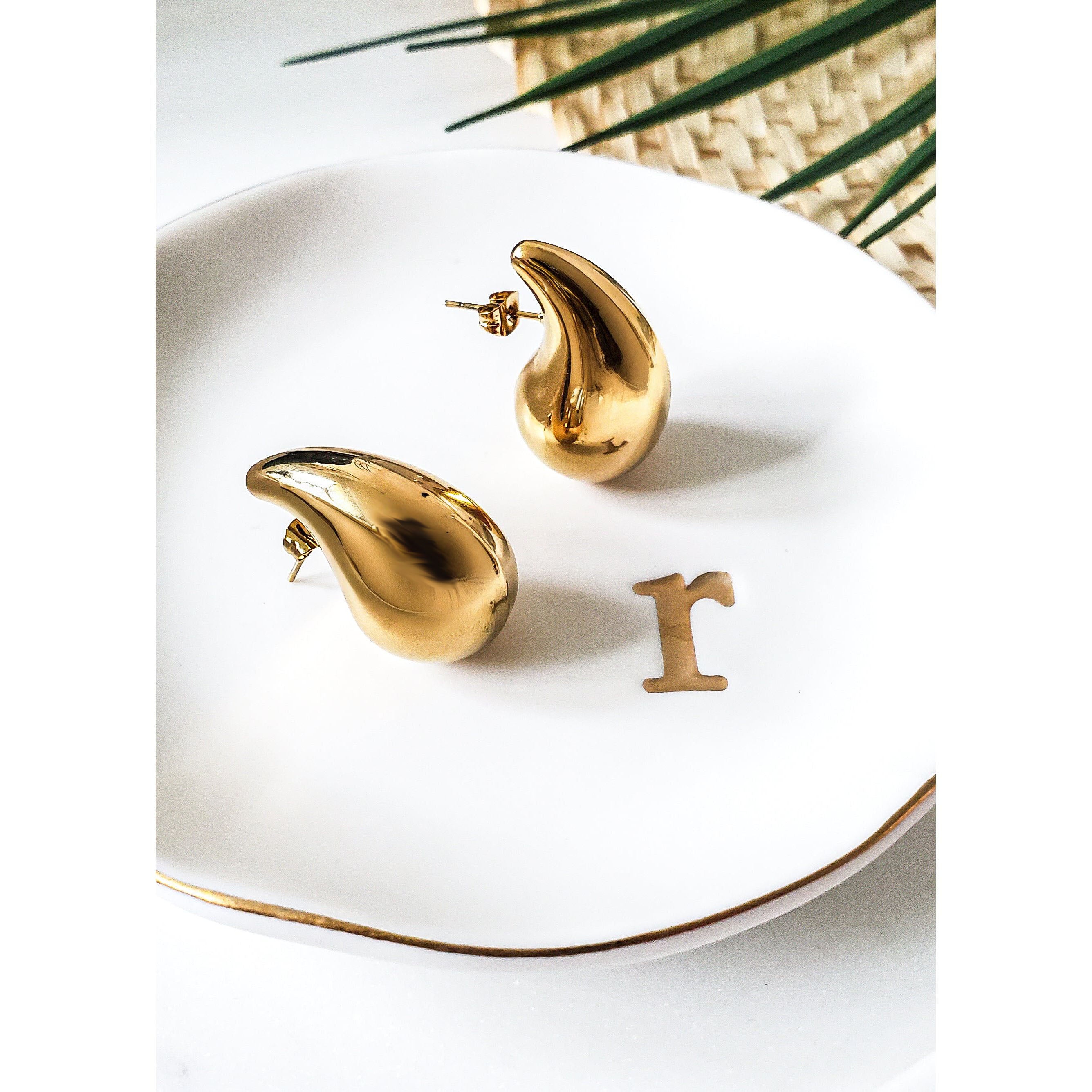 Bianca 18K Liquid Waterdrop Earrings