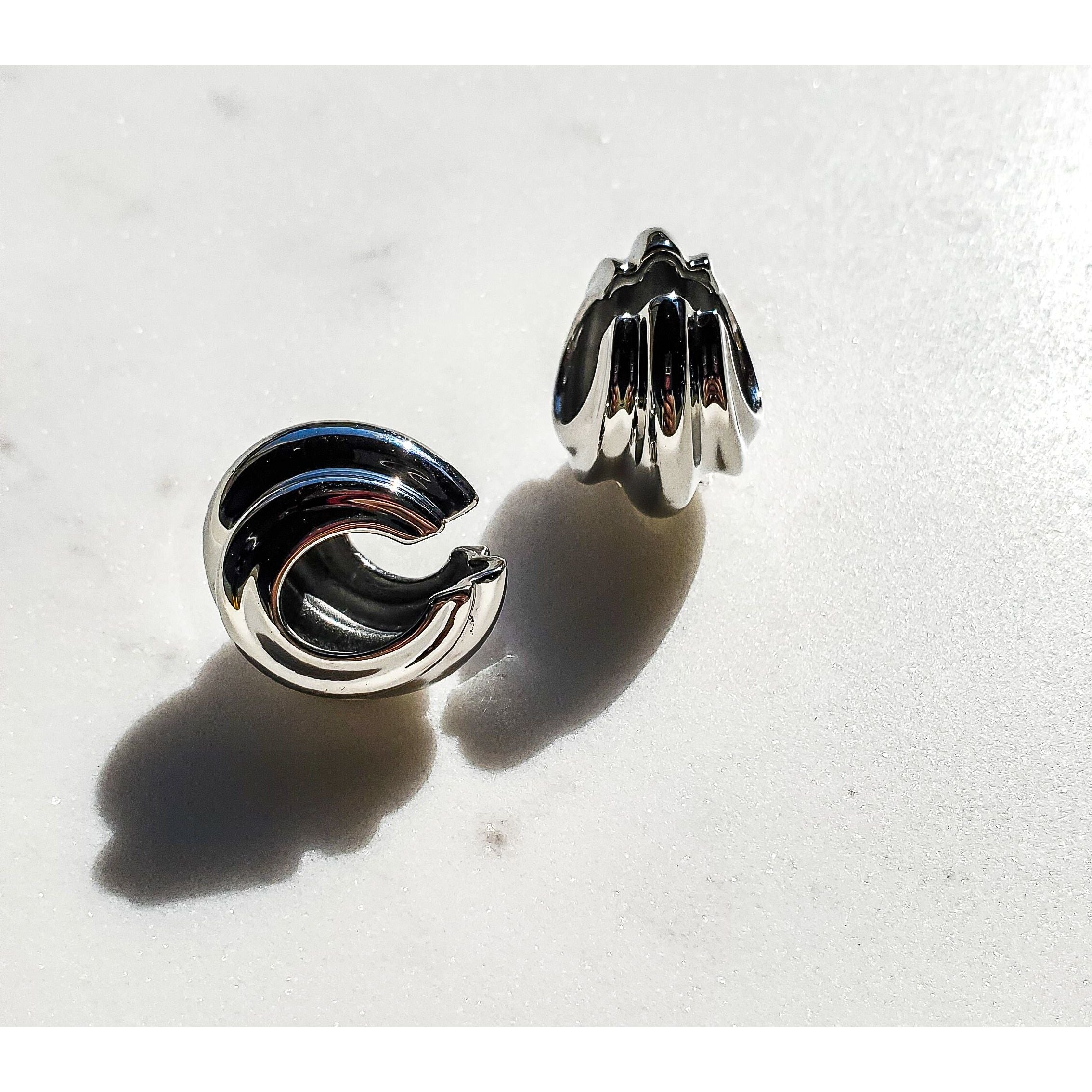 Eloise Geometric C Shaped Ear Cuffs