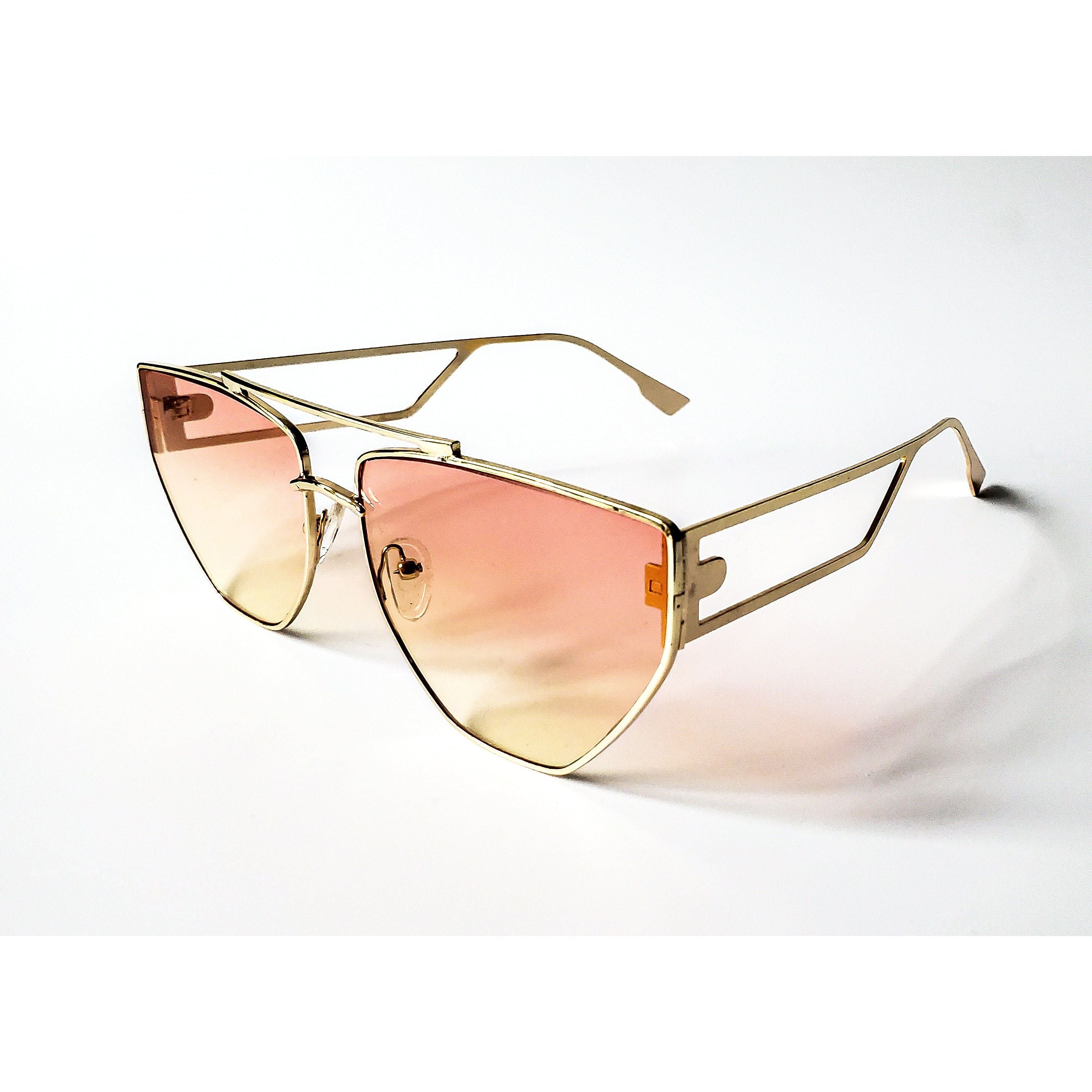 Ivy Retro Aviator Pink/Brown Sunglasses