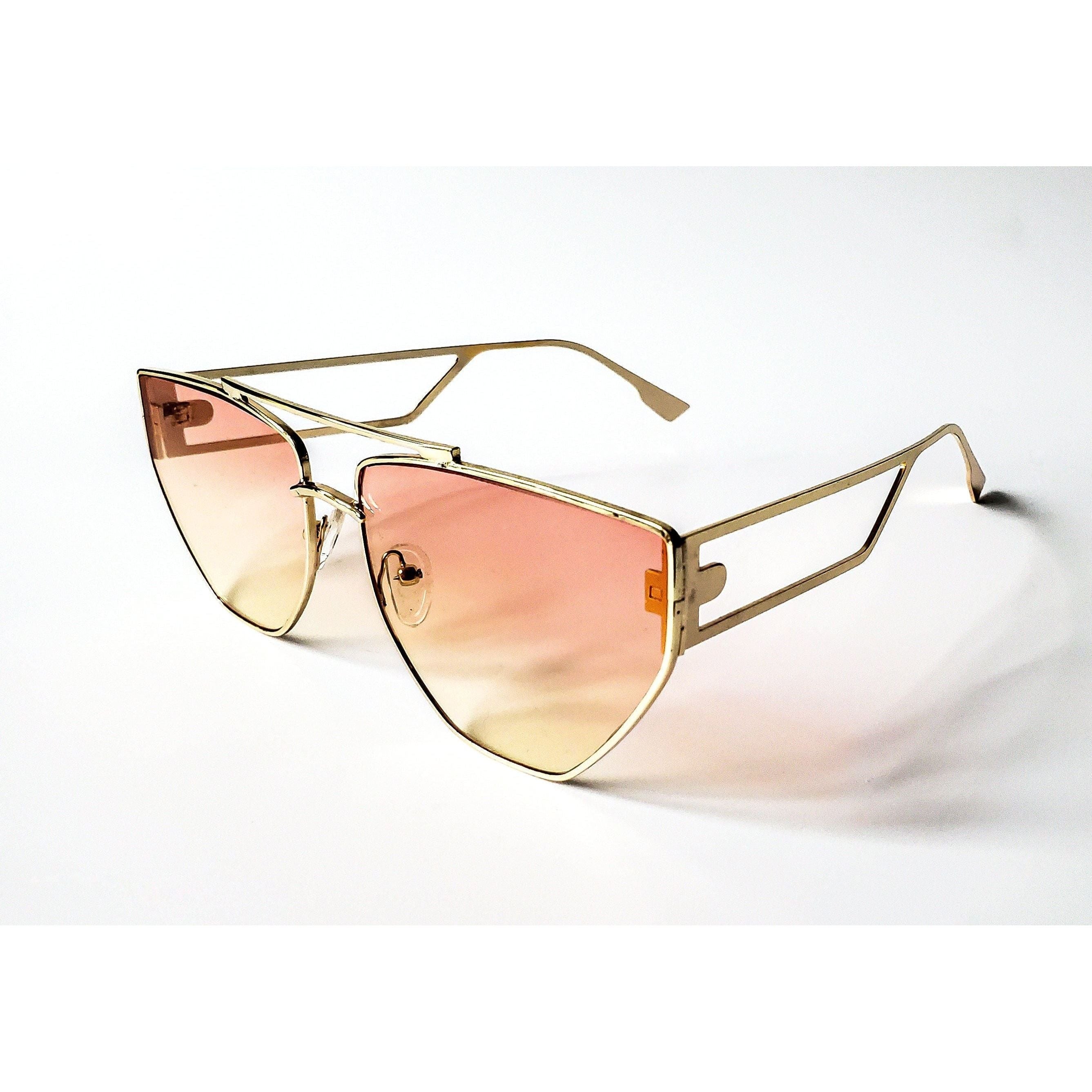 Ivy Retro Aviator Pink/Brown Sunglasses