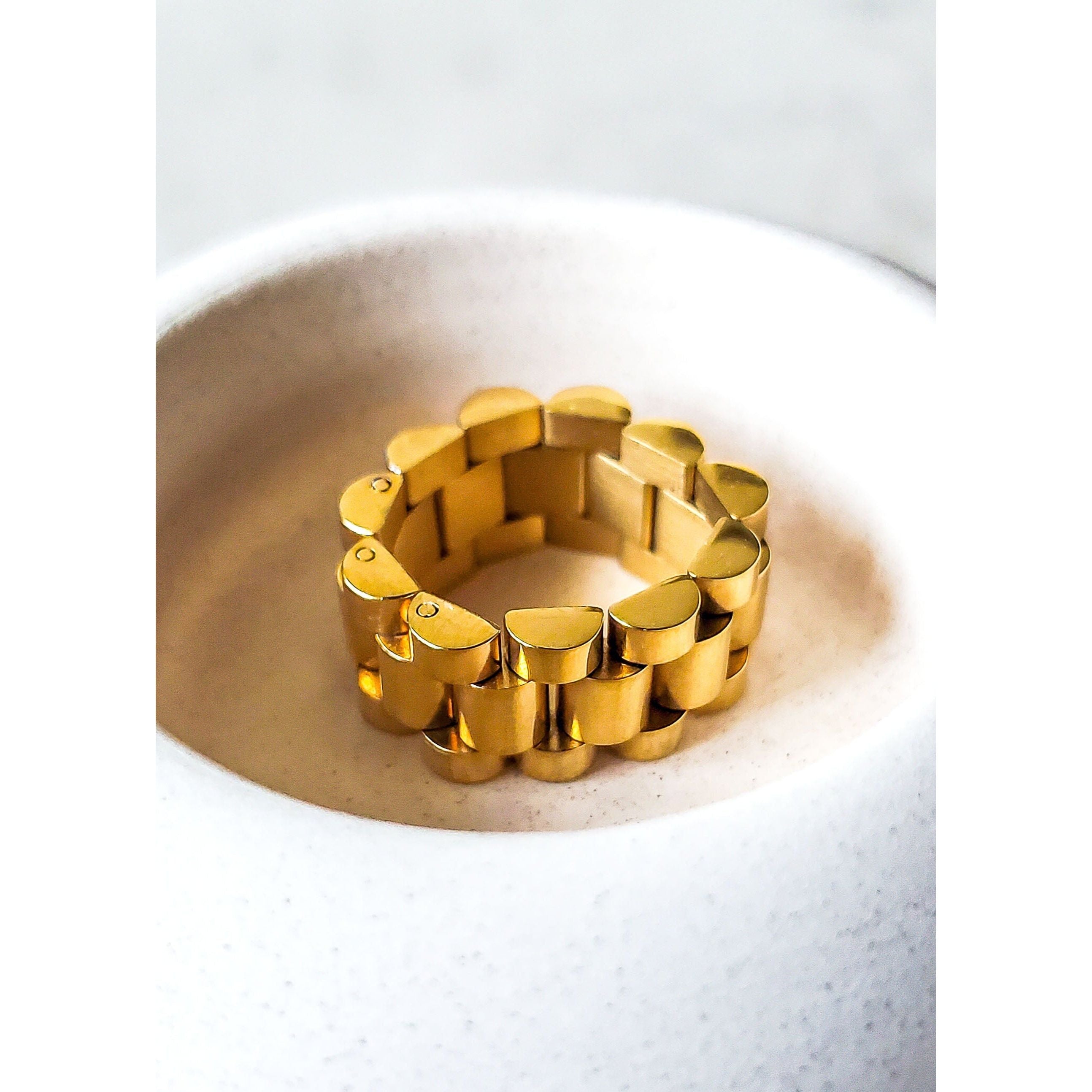 Kai 18K Watch Band Ring