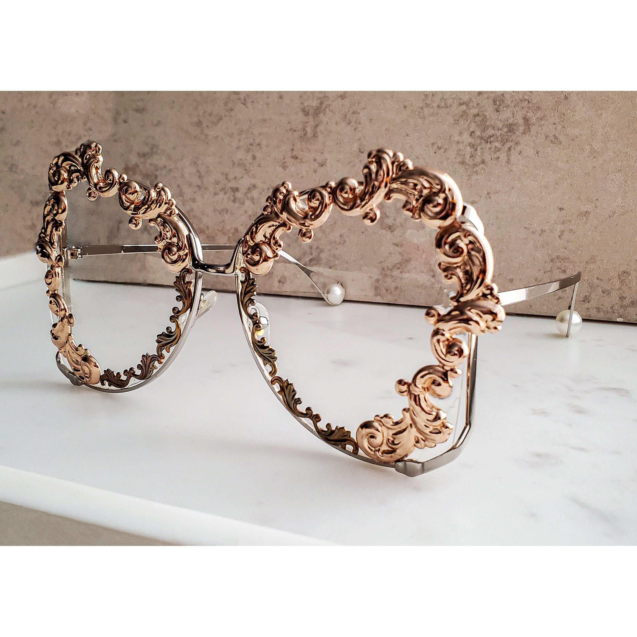 Giovanna Gold Baroque Sunglasses