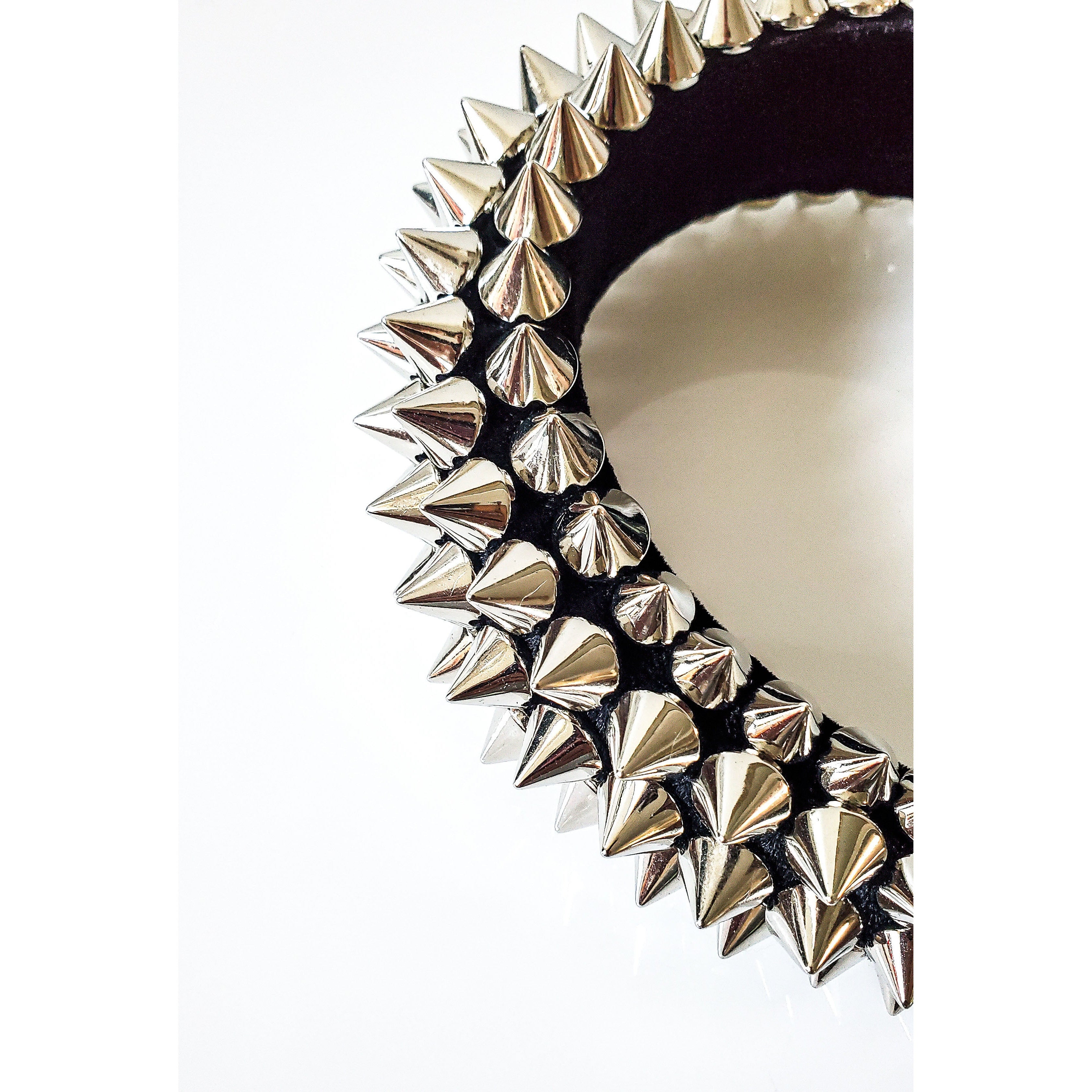 Athena Silver Rivets Headband