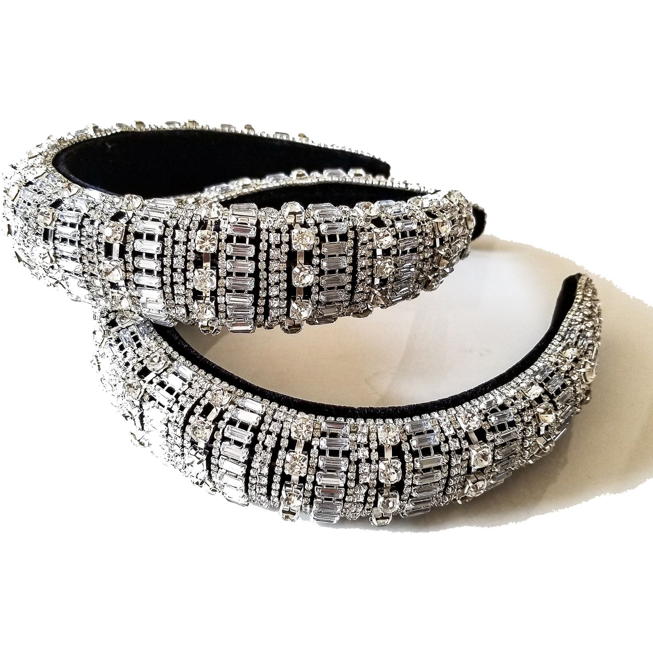 Arsinoe Silver & Clear Rhinestone Headband