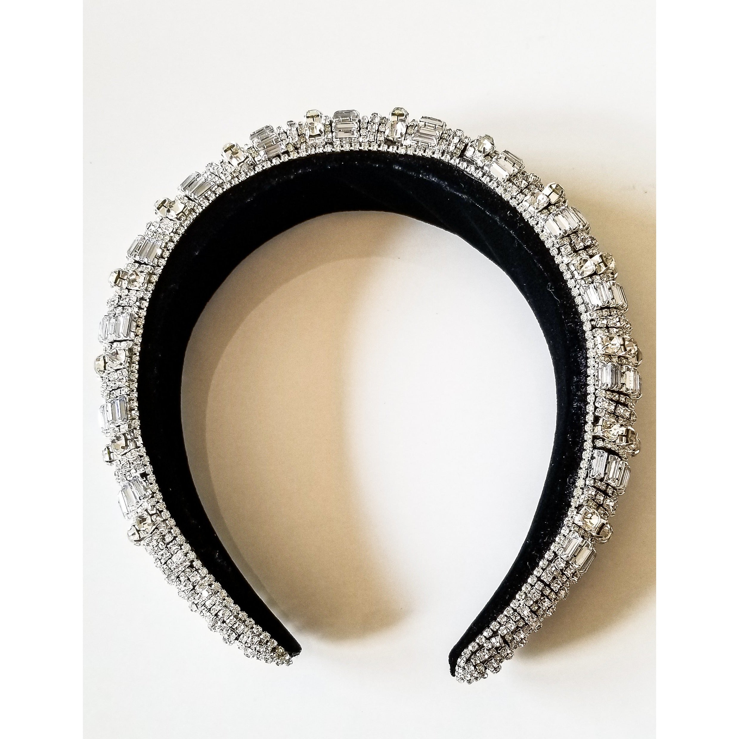 Arsinoe Silver & Clear Rhinestone Headband