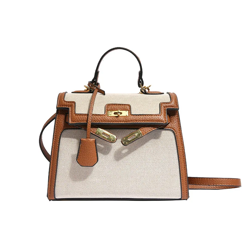 Penelope Satchel Canvas Handbag