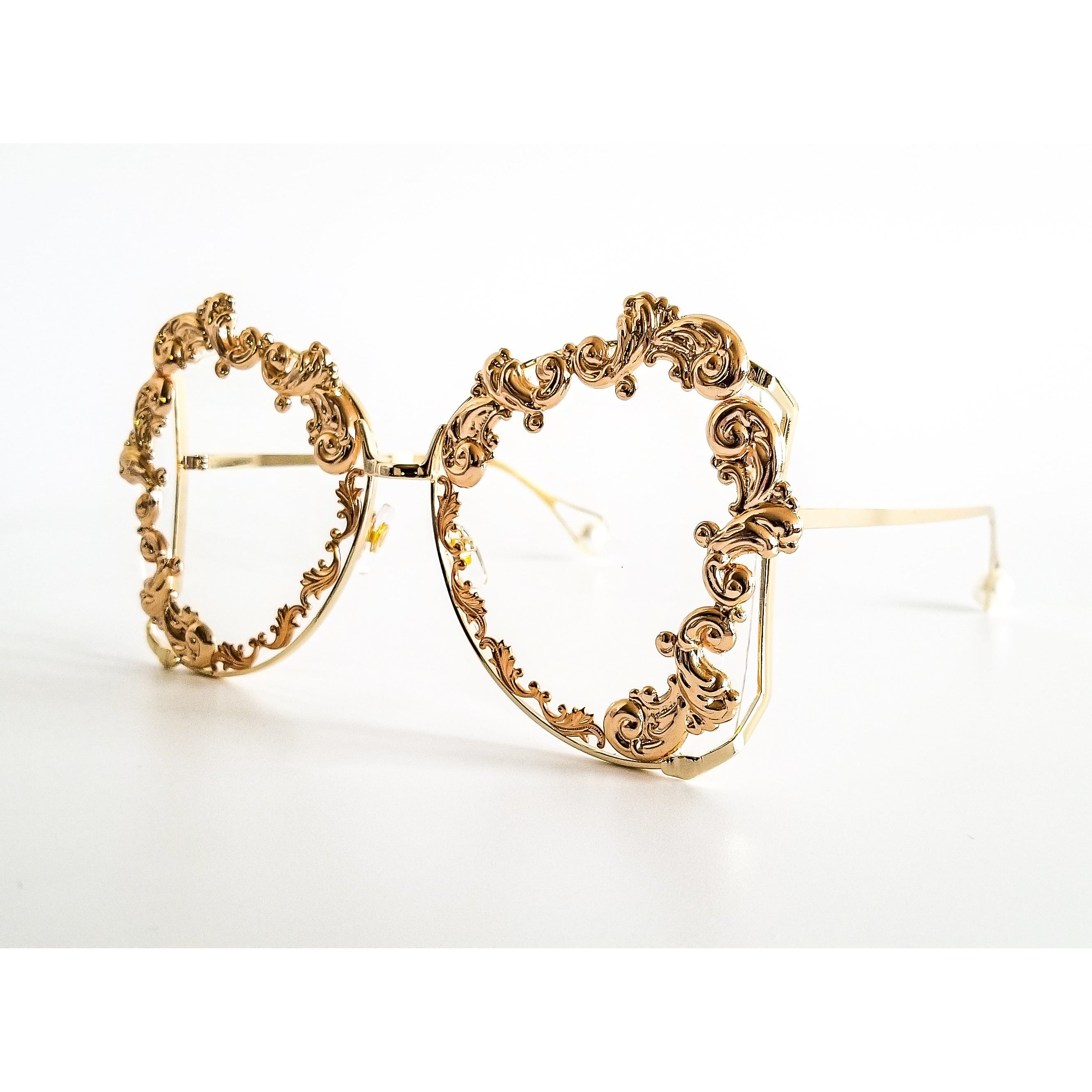 Giovanna Gold Baroque Sunglasses