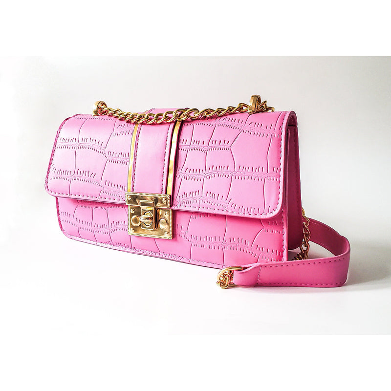 Christina Hot Pink Crossbody Handbag