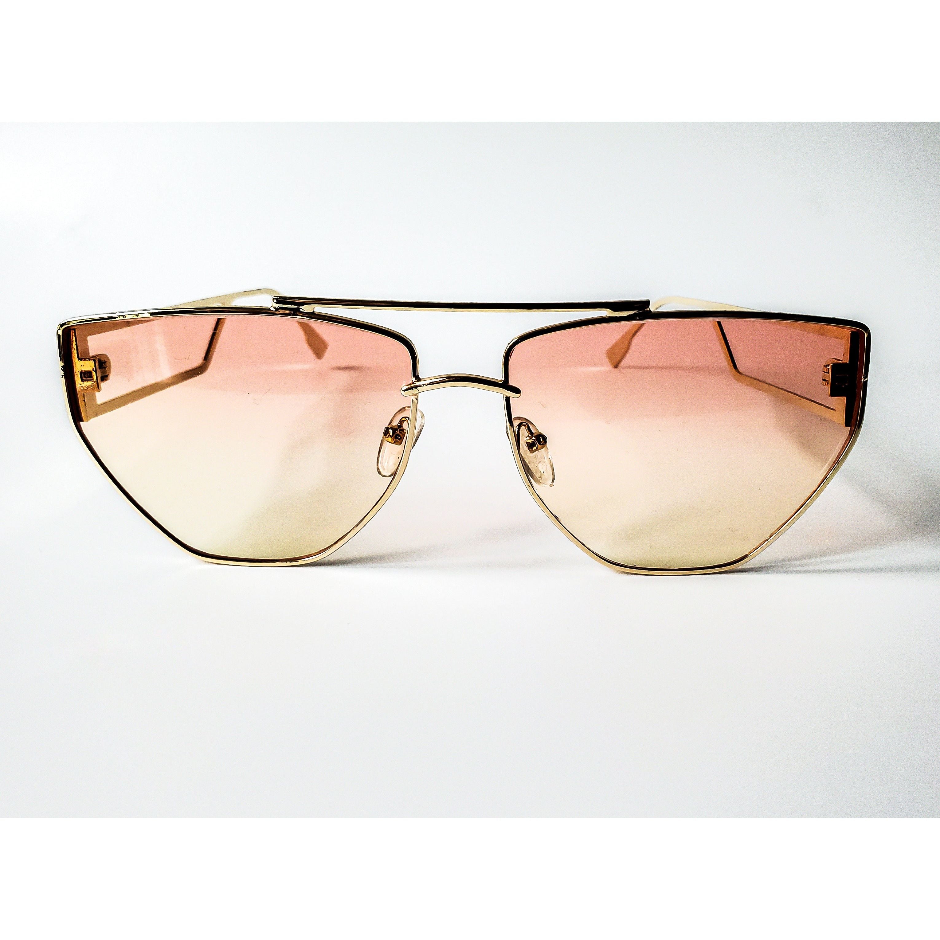 Ivy Retro Aviator Pink/Brown Sunglasses