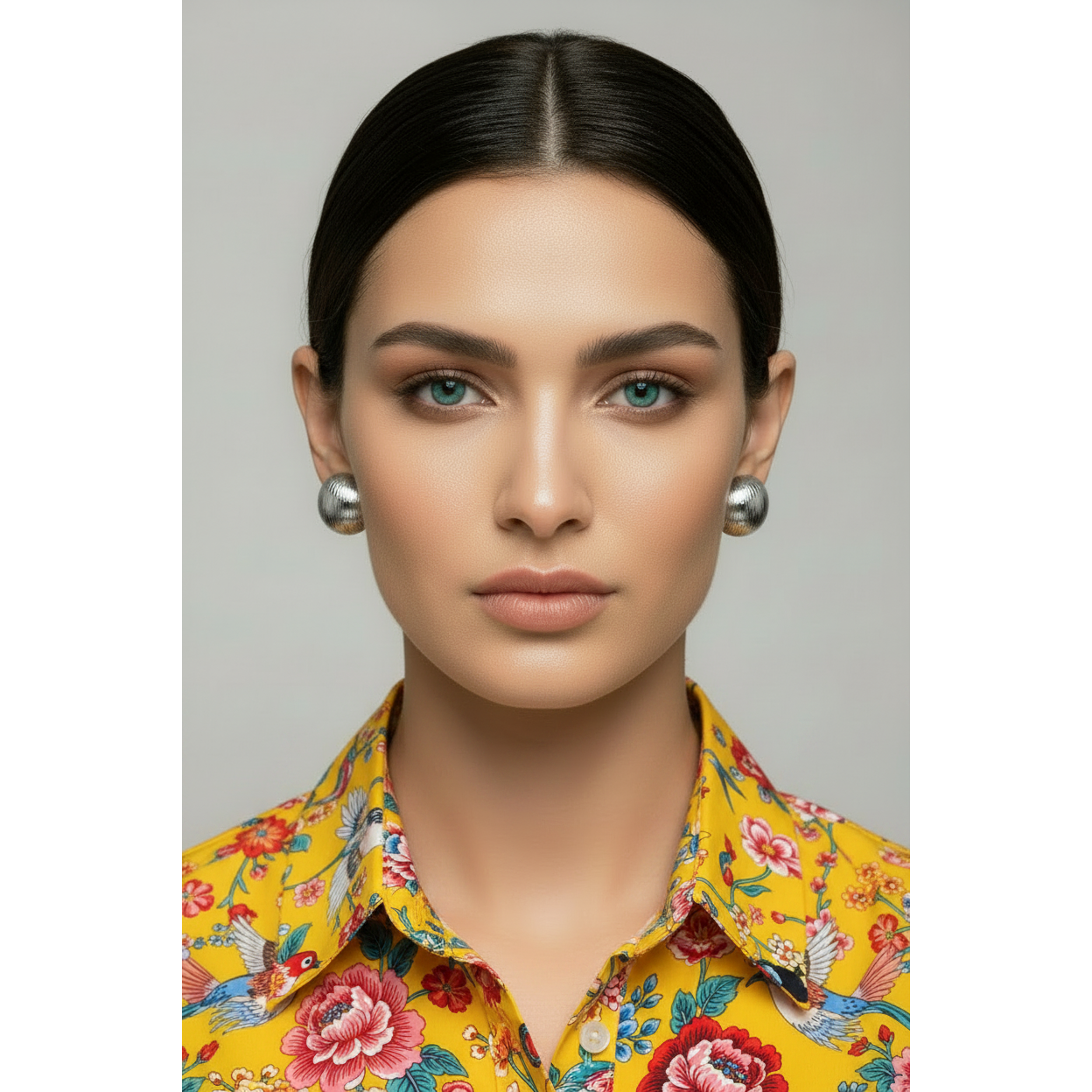Grace 18K Dome Textured Earrings