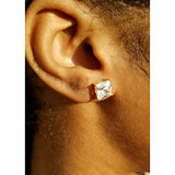 Brielle Gold Square Stud Earrings