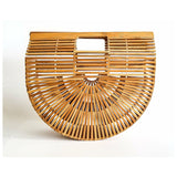 Kiara Half Moon Bamboo Tote Bag