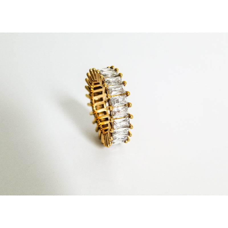 Seline 18K Gold Baguette Ring