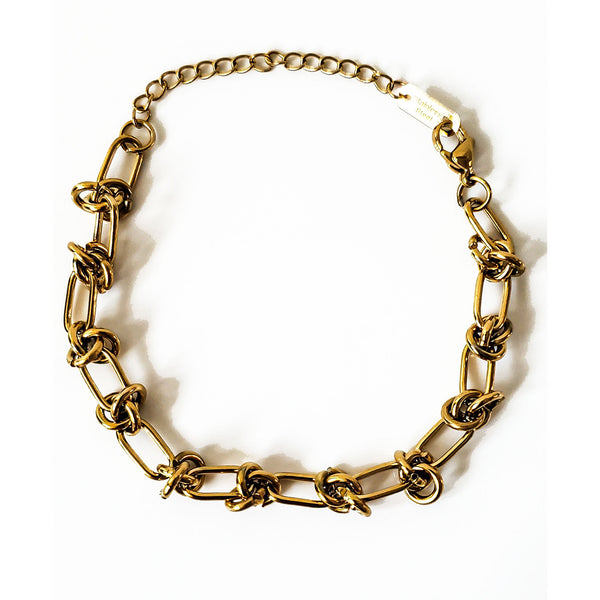 Bailey 18K Gold Barbed Knot Bracelet