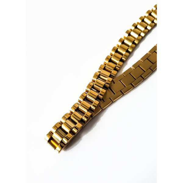 Kai 18K Gold Watch Band Necklace