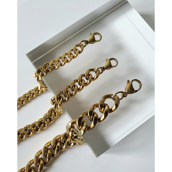 Lita 18K Gold Cuban Link Bracelet