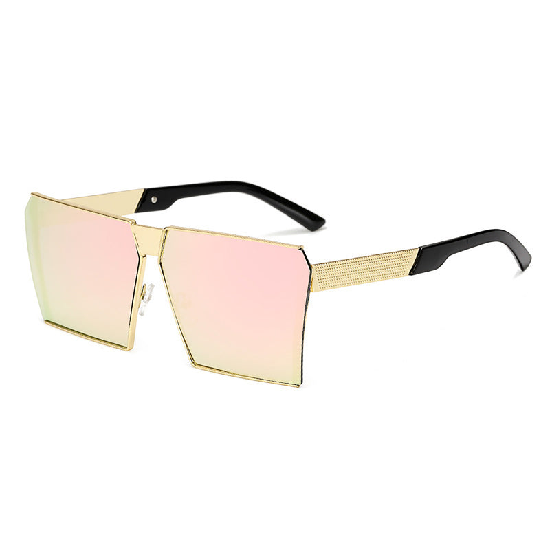 Zoie Mirrored Pink Oversized Sunglasses