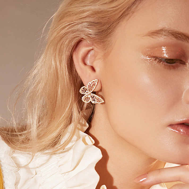 Nova 18K Gold Butterfly Earrings