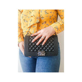 Lola Black Waterproof Quilted Handbag