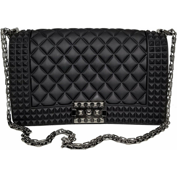 Lola Black Waterproof Quilted Handbag