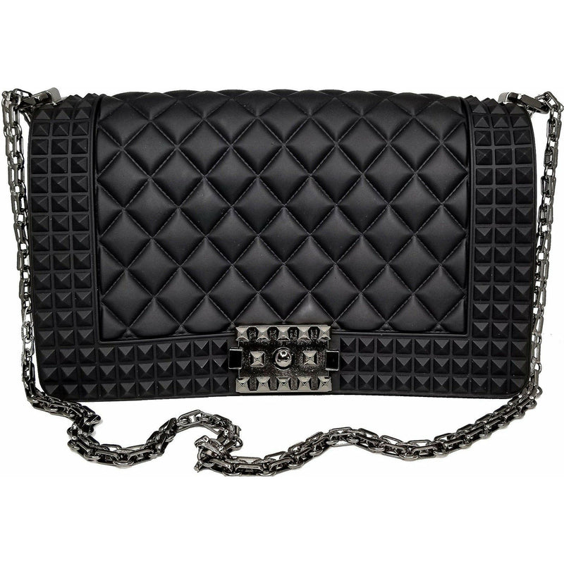 Lola Black Waterproof Quilted Handbag